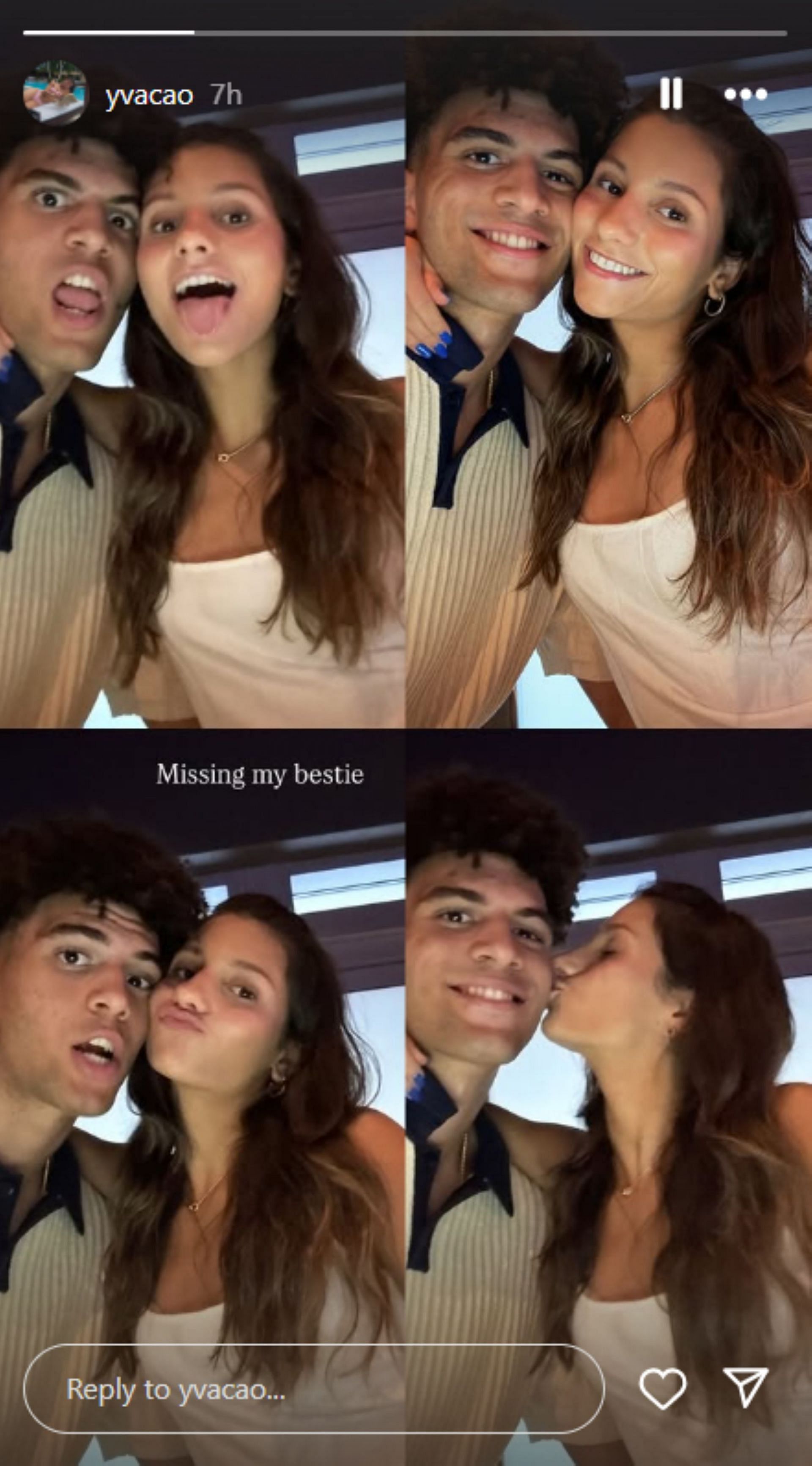 Cameron Boozer's girlfriend Yva Lauren Cao, shares 3-word reaction to wholesome snaps with her 'bestie' (Image via Instagram @yvacao)